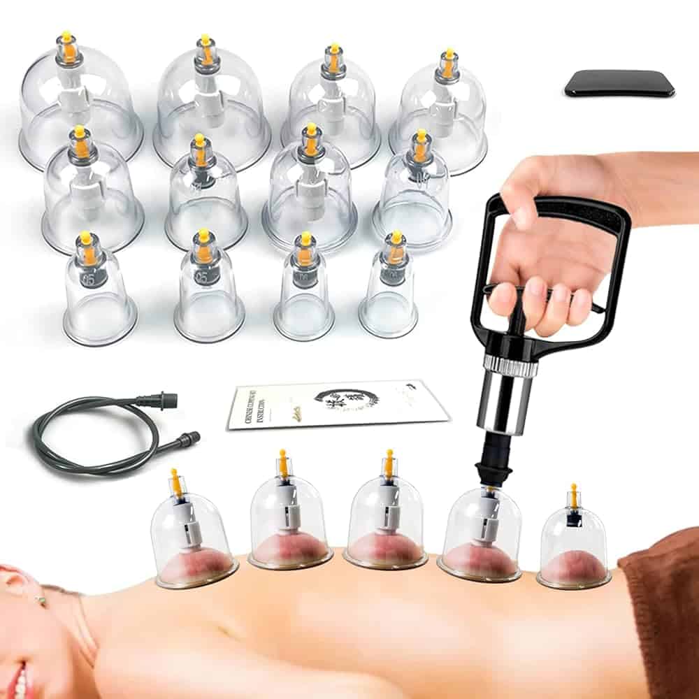 Cupping therapy tools.