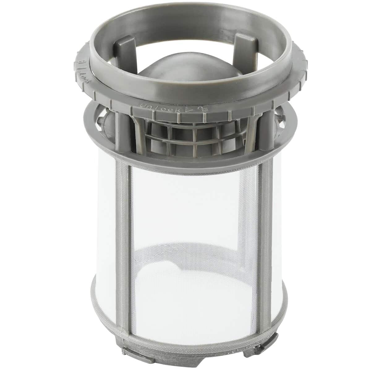 A dishwasher filter. 