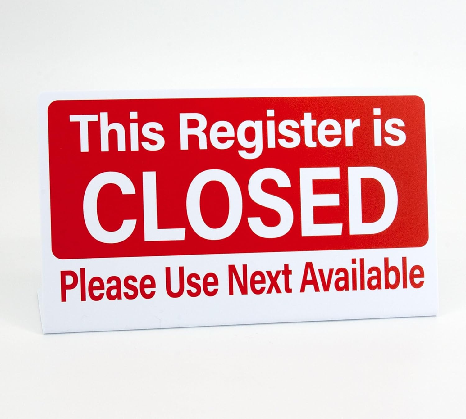 This Register is Closed sign.