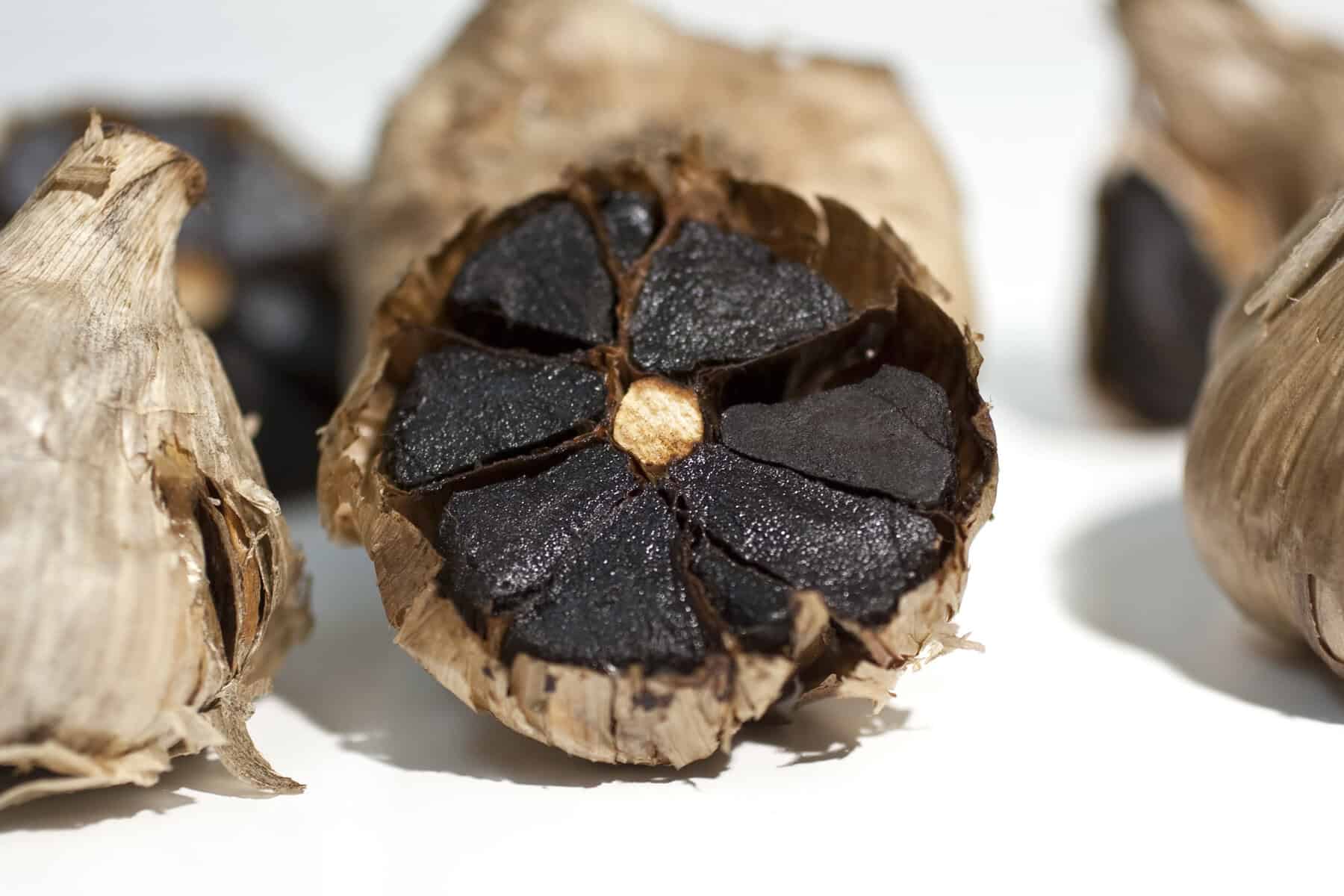 Black garlic.