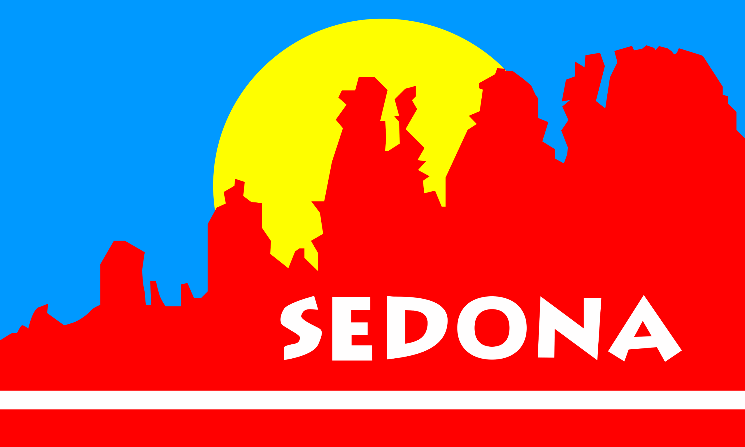 Flag of Sedona Arizona.