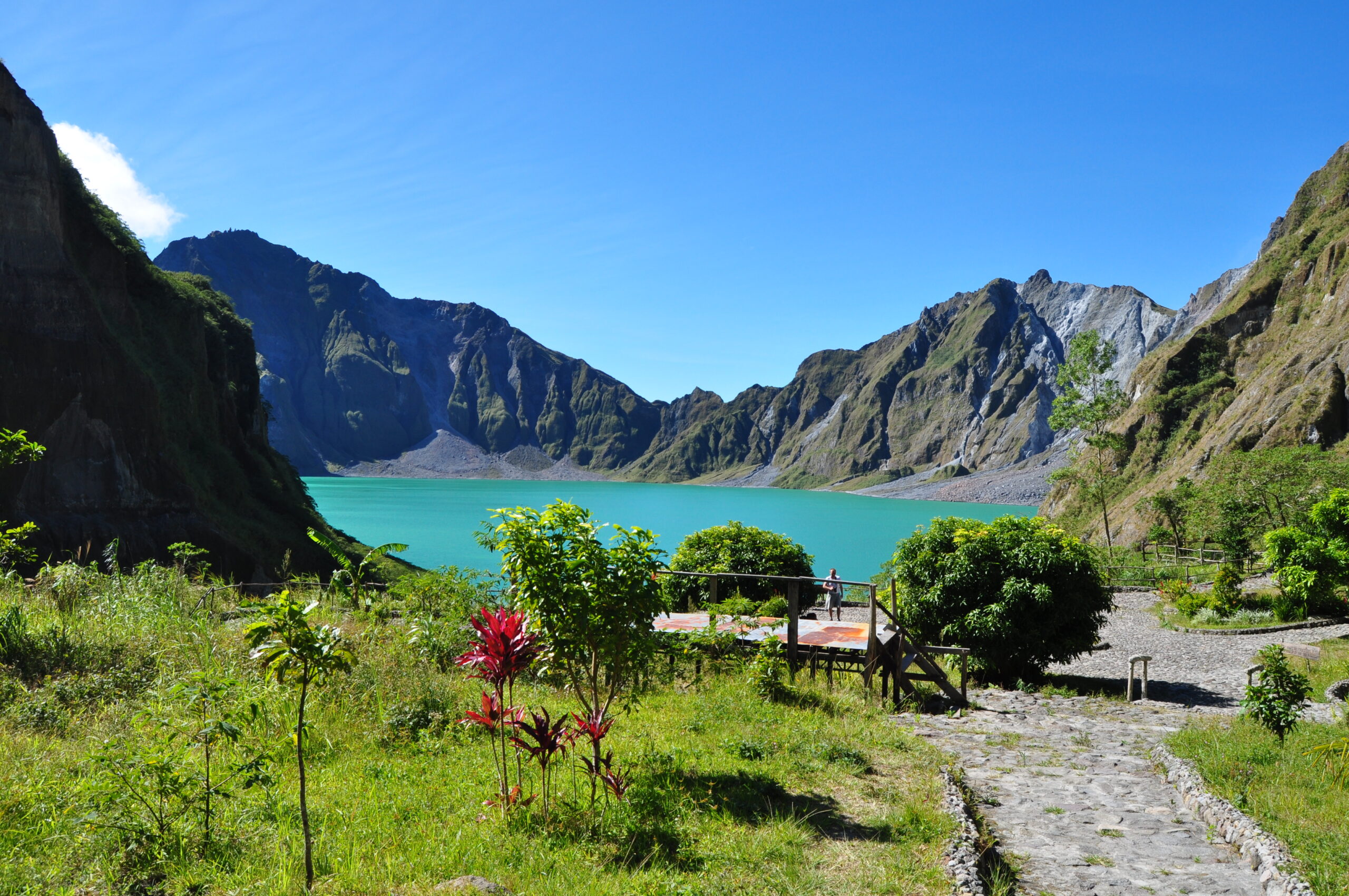 Mount Pinatubo, Philippines volcano.