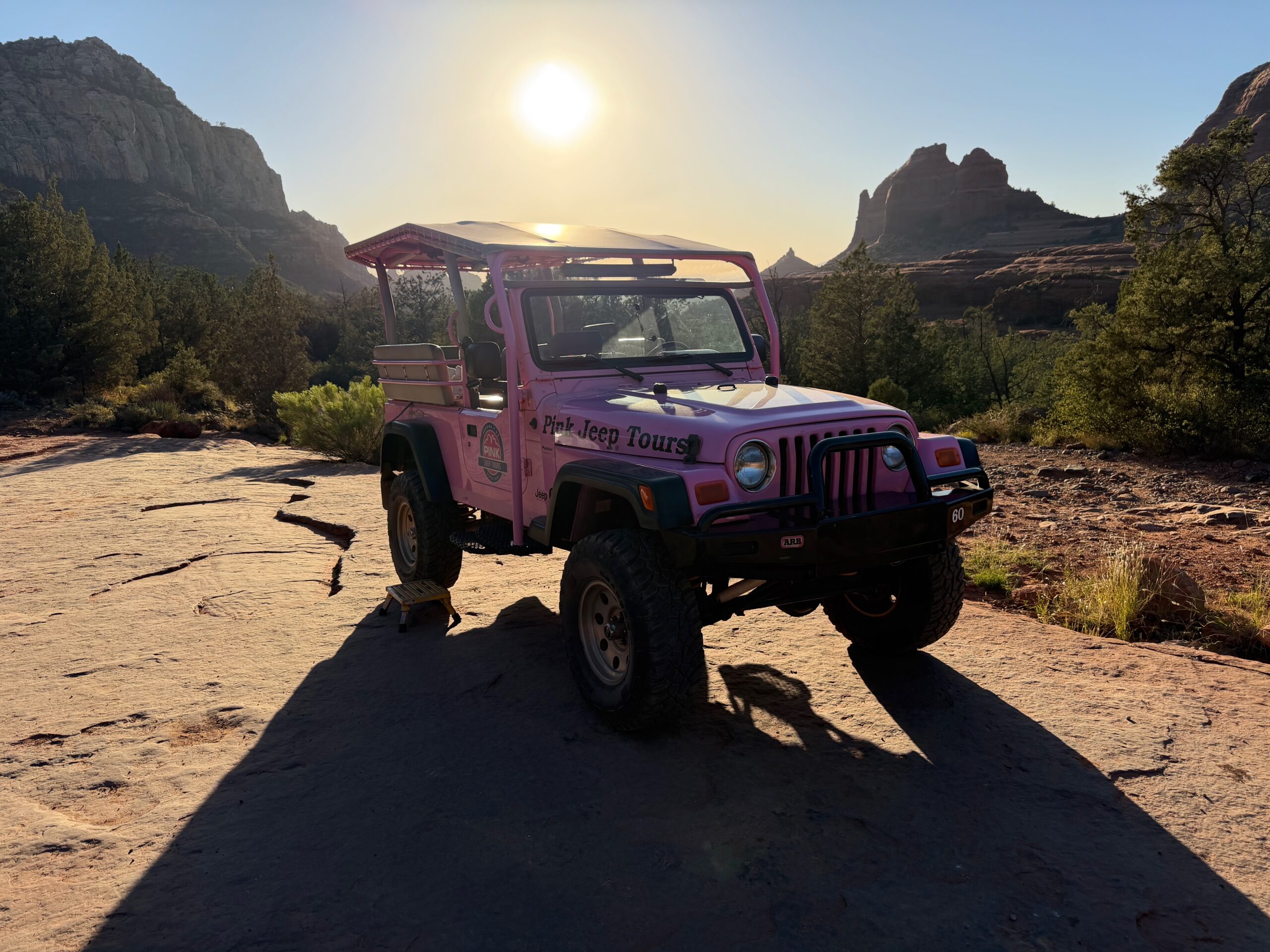 A Pink Jeep Tour in Sedona, AZ.