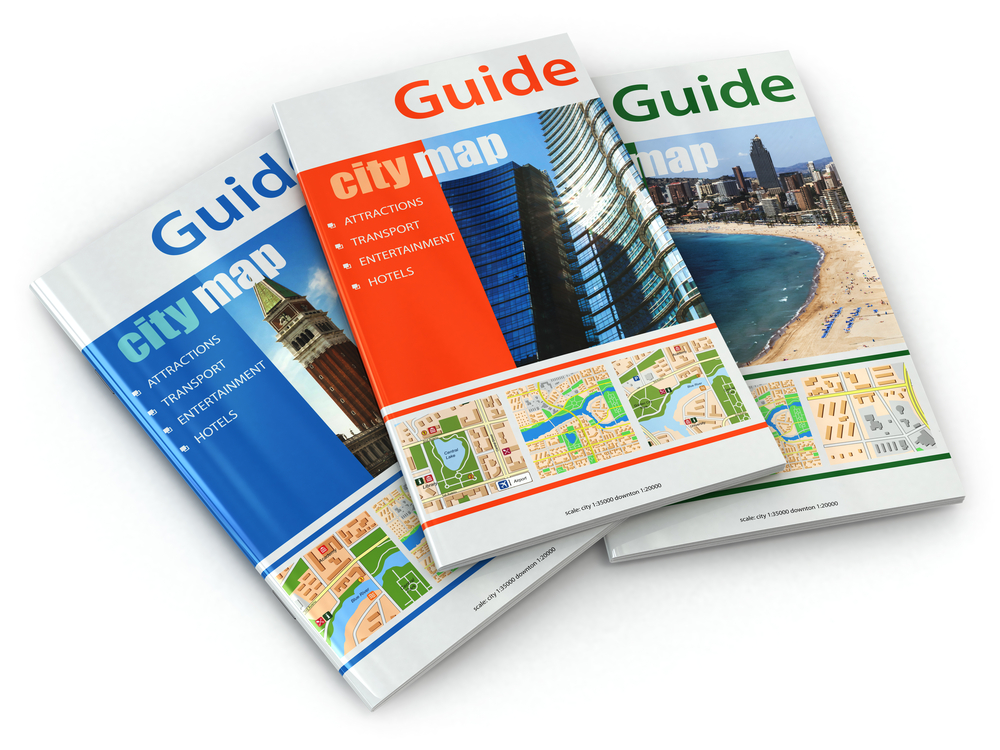 Tourism guidebooks.