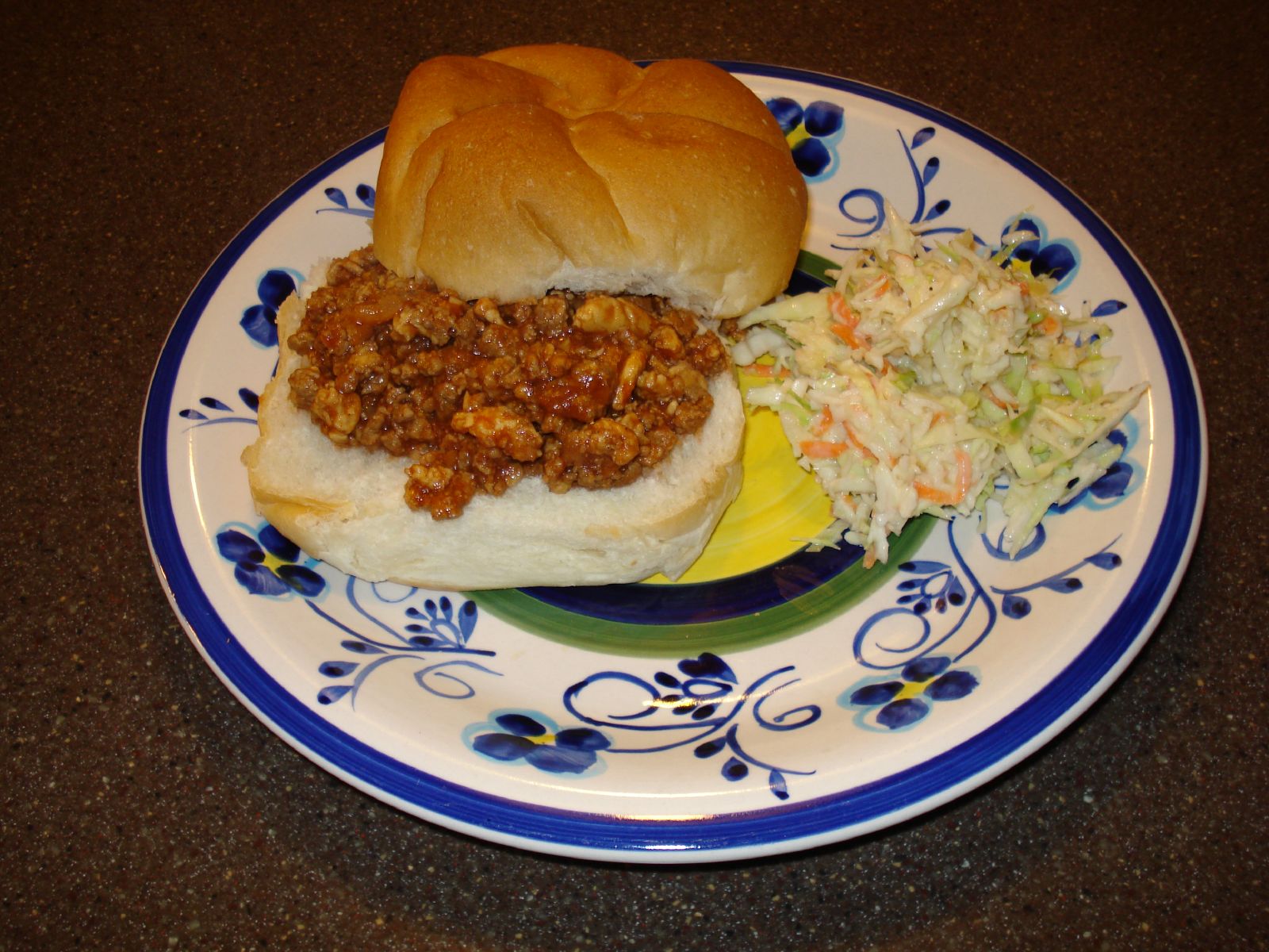 A Sloppy Joe sandwich.