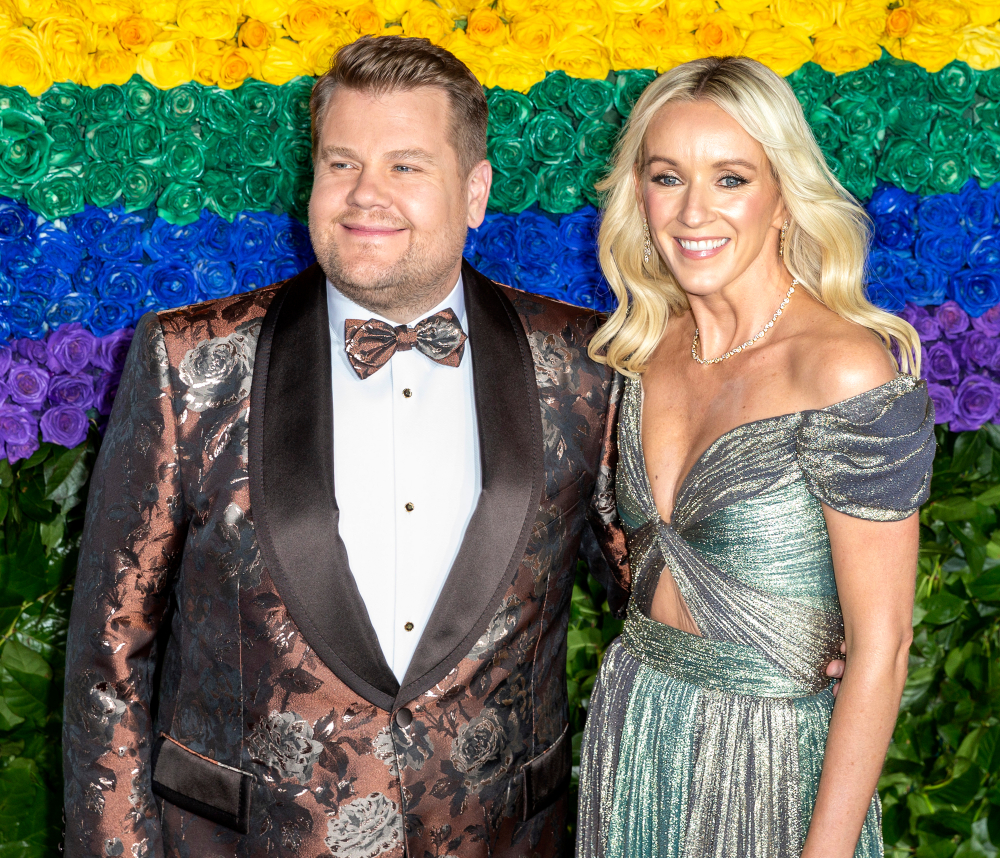 James Corden and Wife
