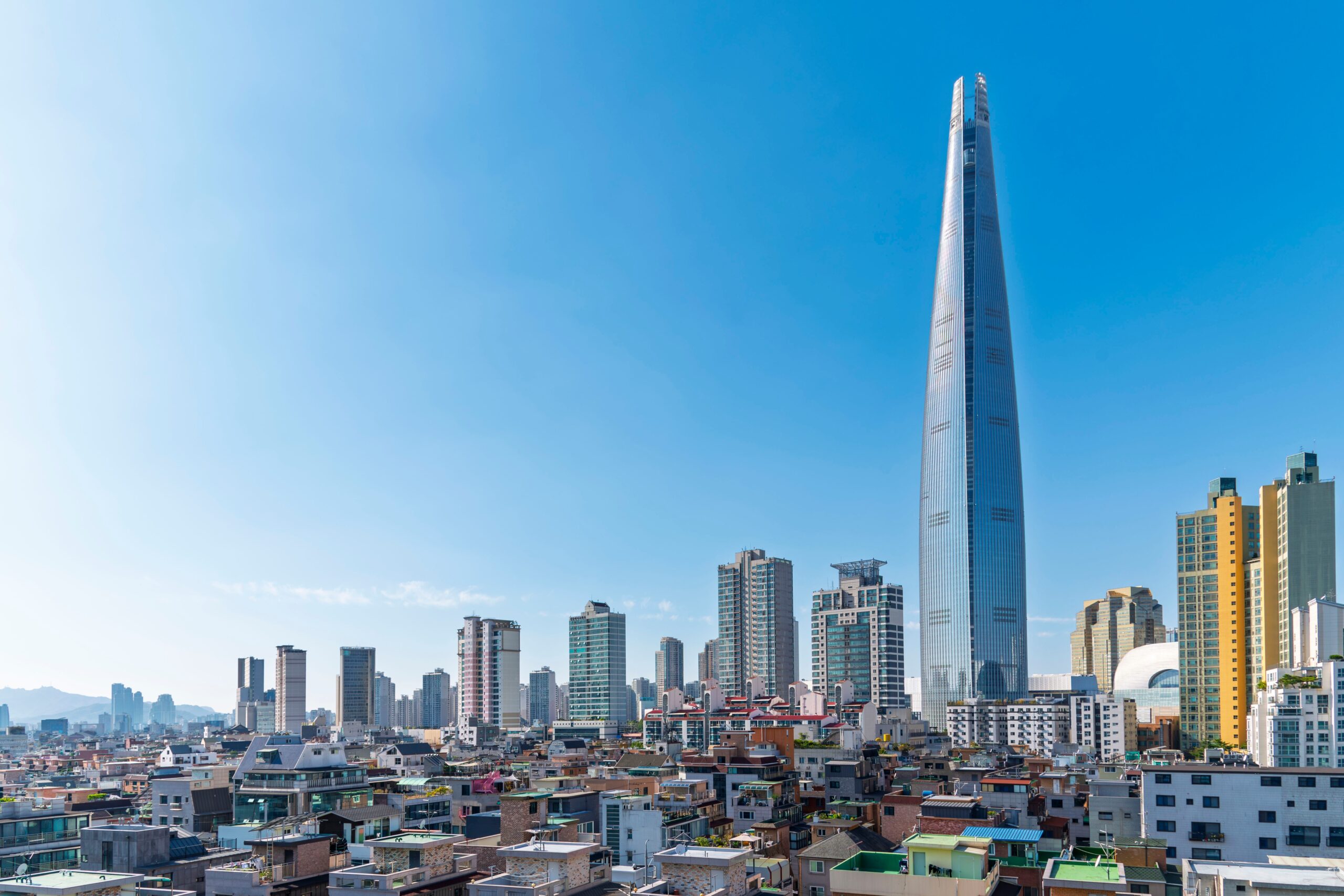 Skyscrapers in Seoul, Korea.