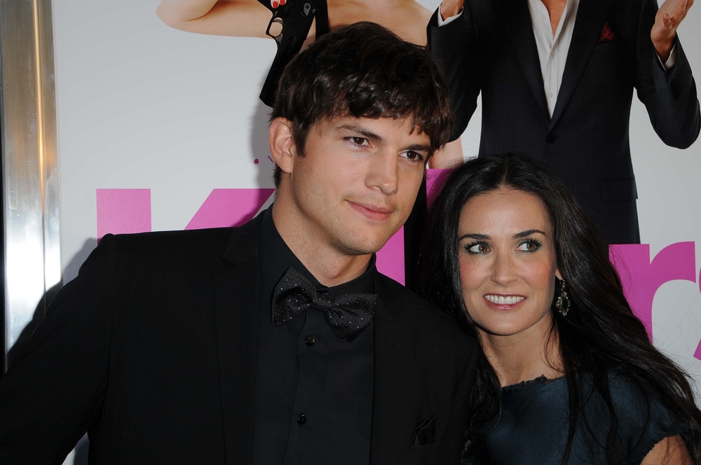 Celebrities Ashton Kutcher and Demi Moore