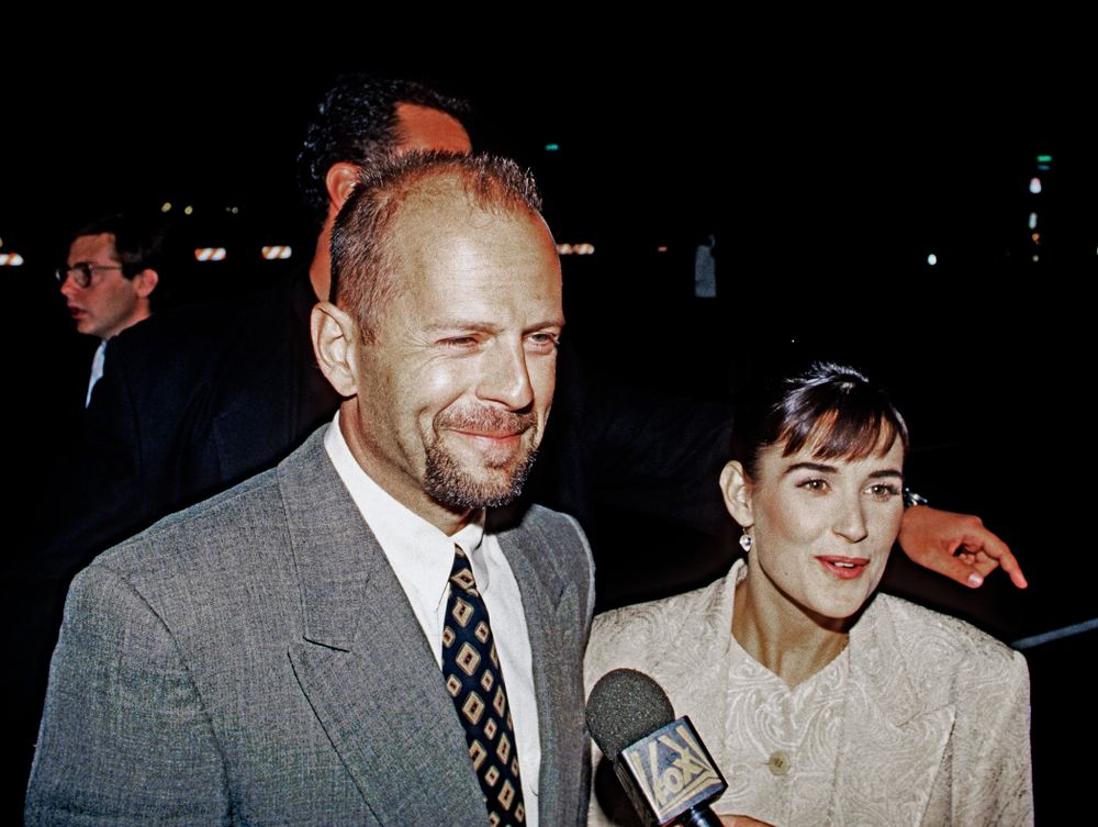Bruce Willis and Demi Moore