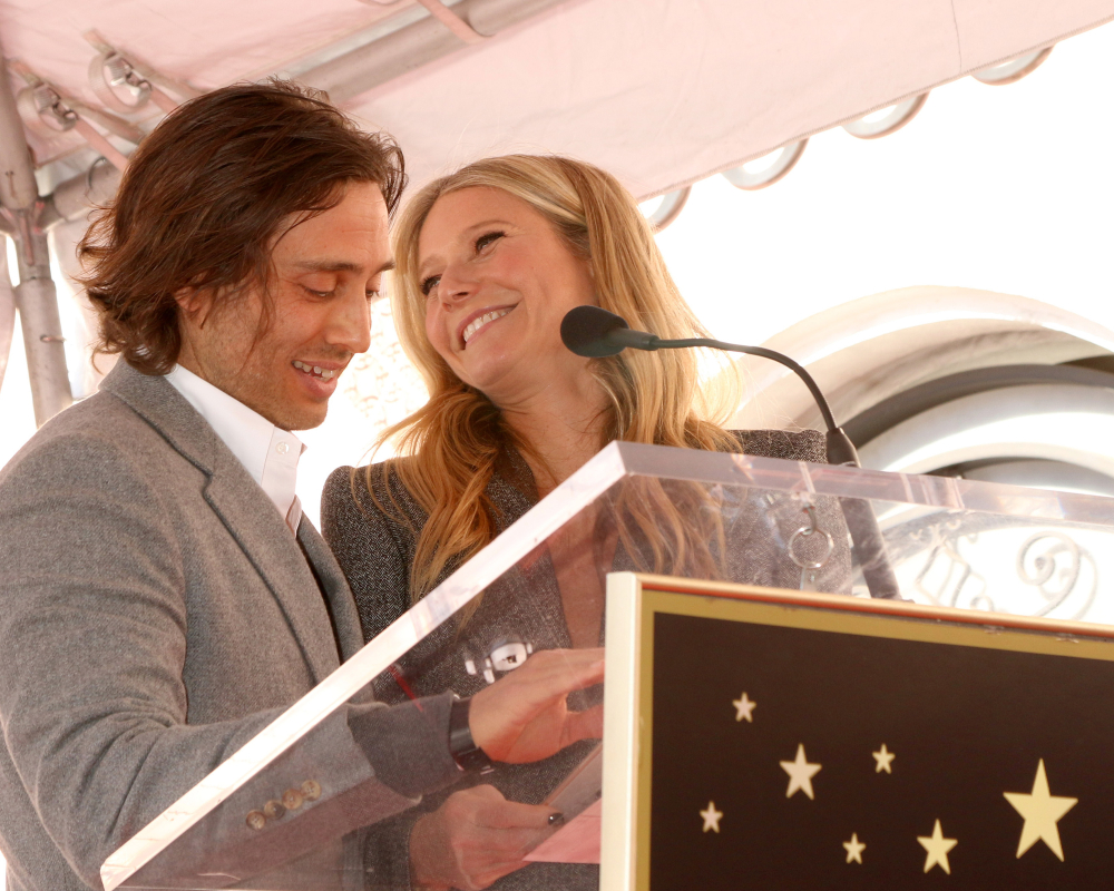 Gwyneth Paltrow and husband Brad Falchuk.