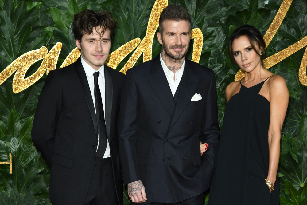 David Beckham, Victoria Beckham, Brooklyn Beckham