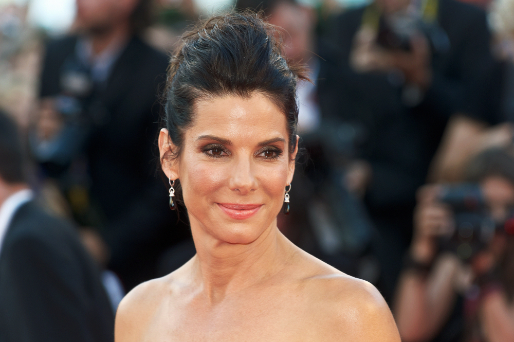 Actress Sandra Bullock on the red carpet