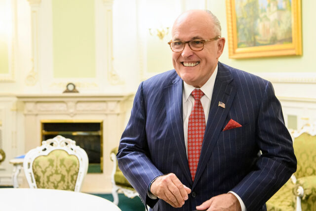 Former New York Mayor Rudy Giuliano.