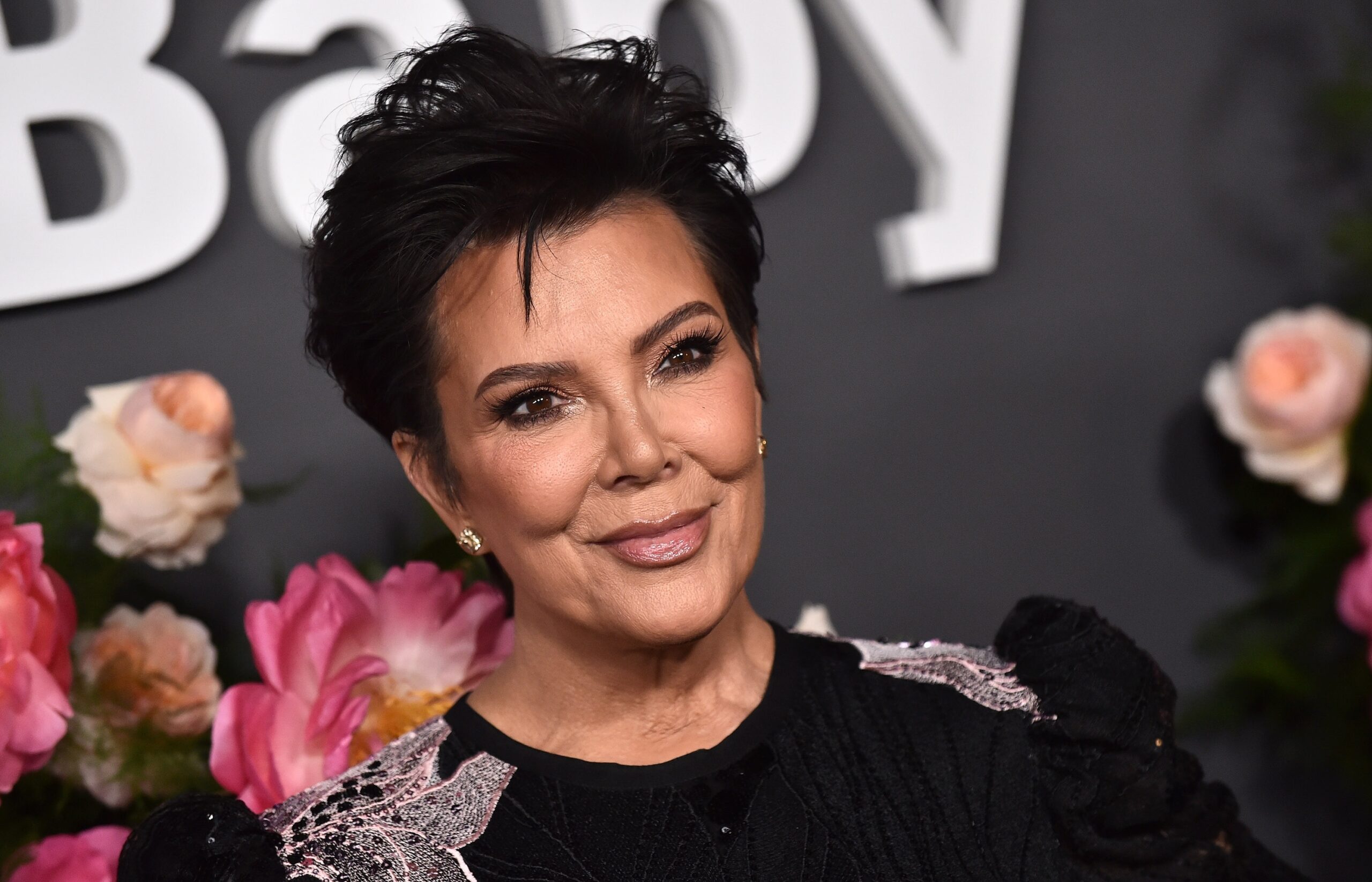 Kris Jenner on the red carpet.