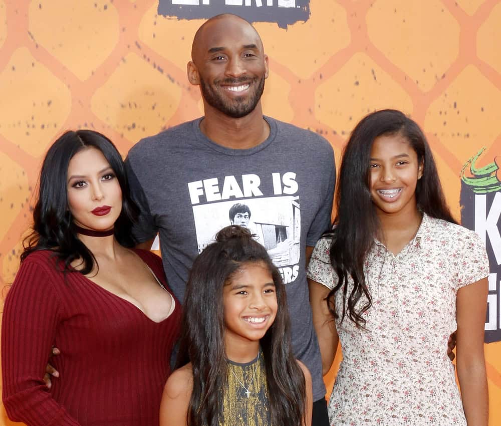 Kobe Bryant, Vanessa Bryant and daughters