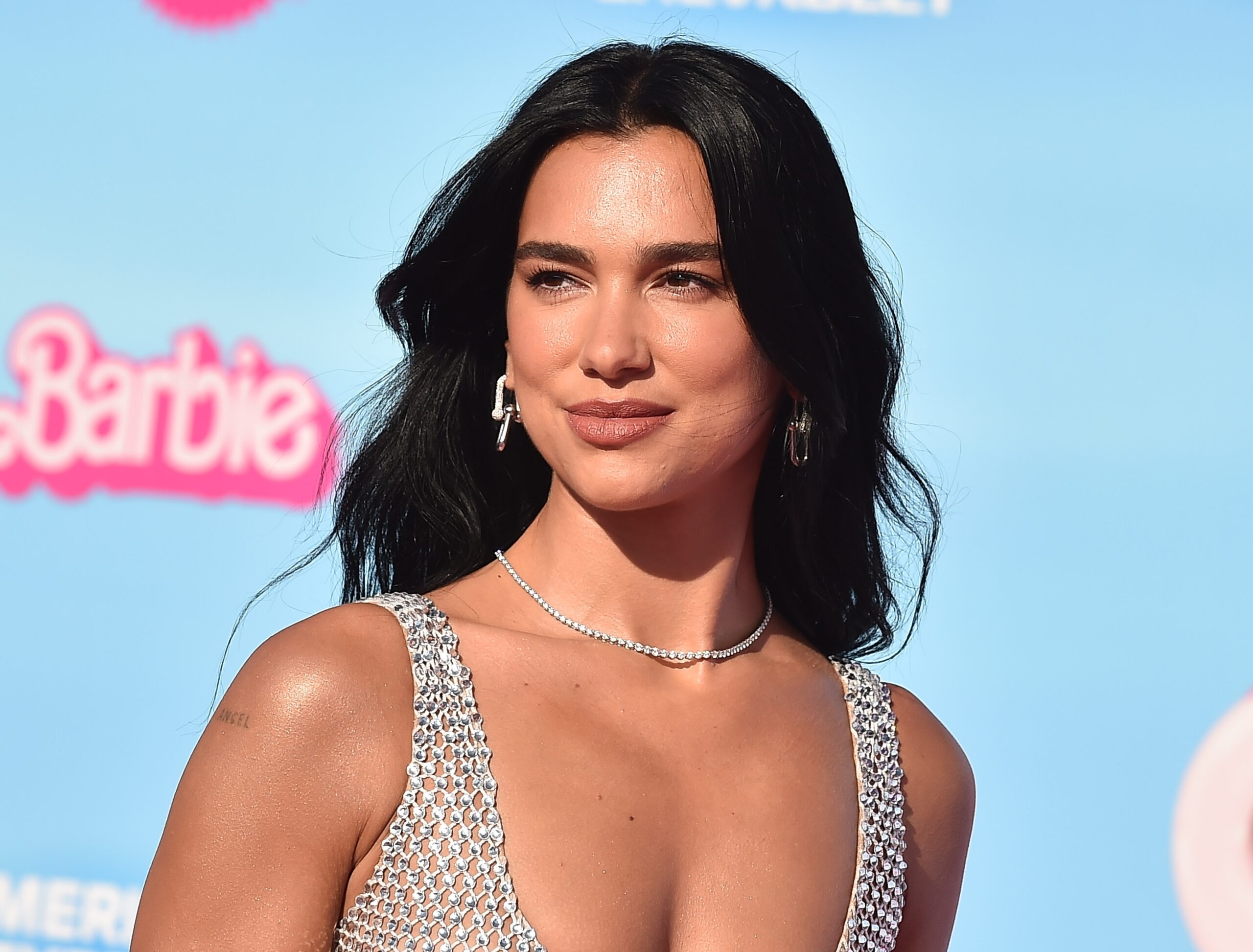 Dua Lipa on the red carpet.
