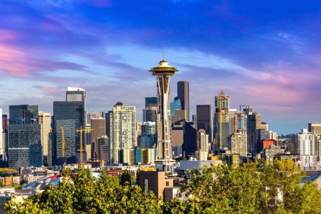 Panoramic view of Seattle, Washington.