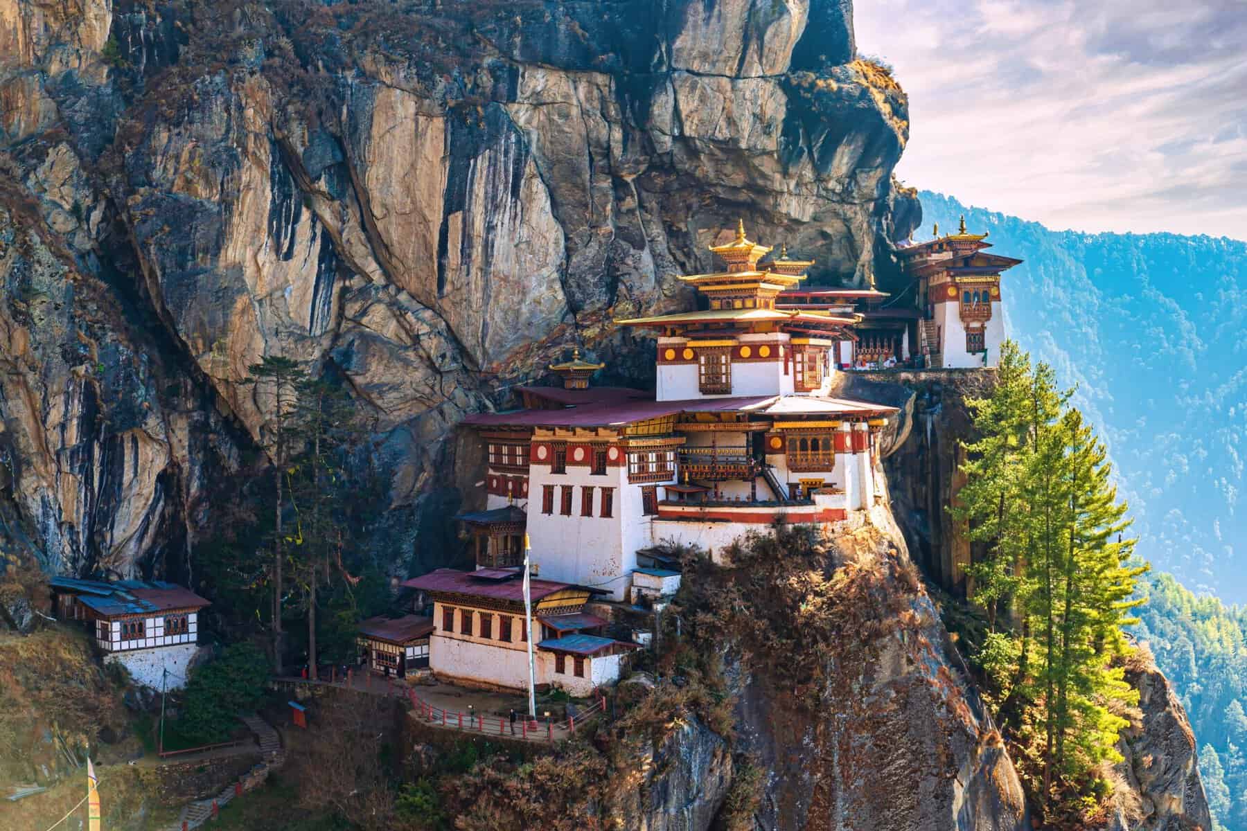 A monastery in Bhutan.