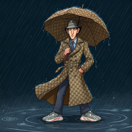 Cartoon image Inspector Gadget.