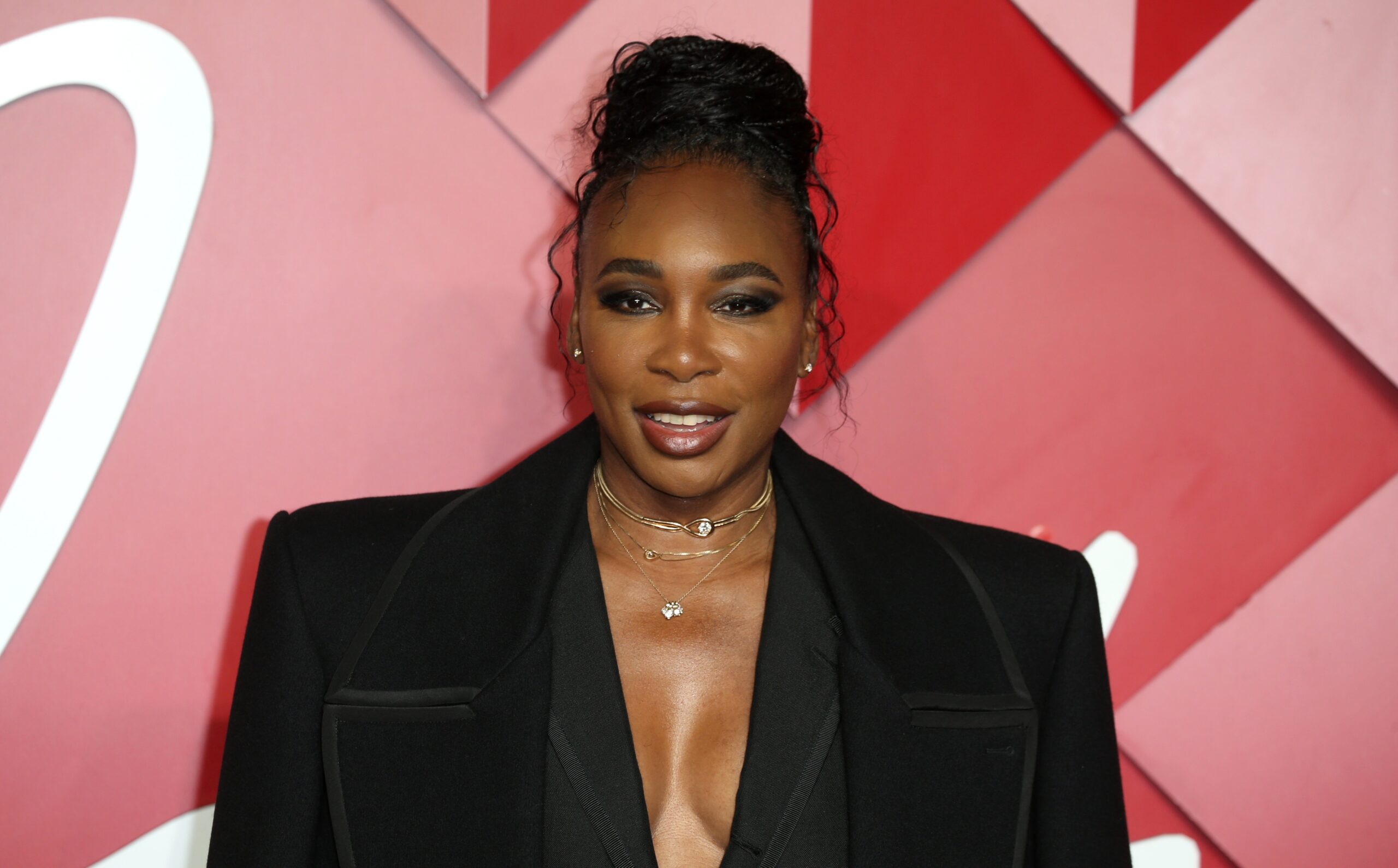 Tennis player Venus Williams on the red carpet.
