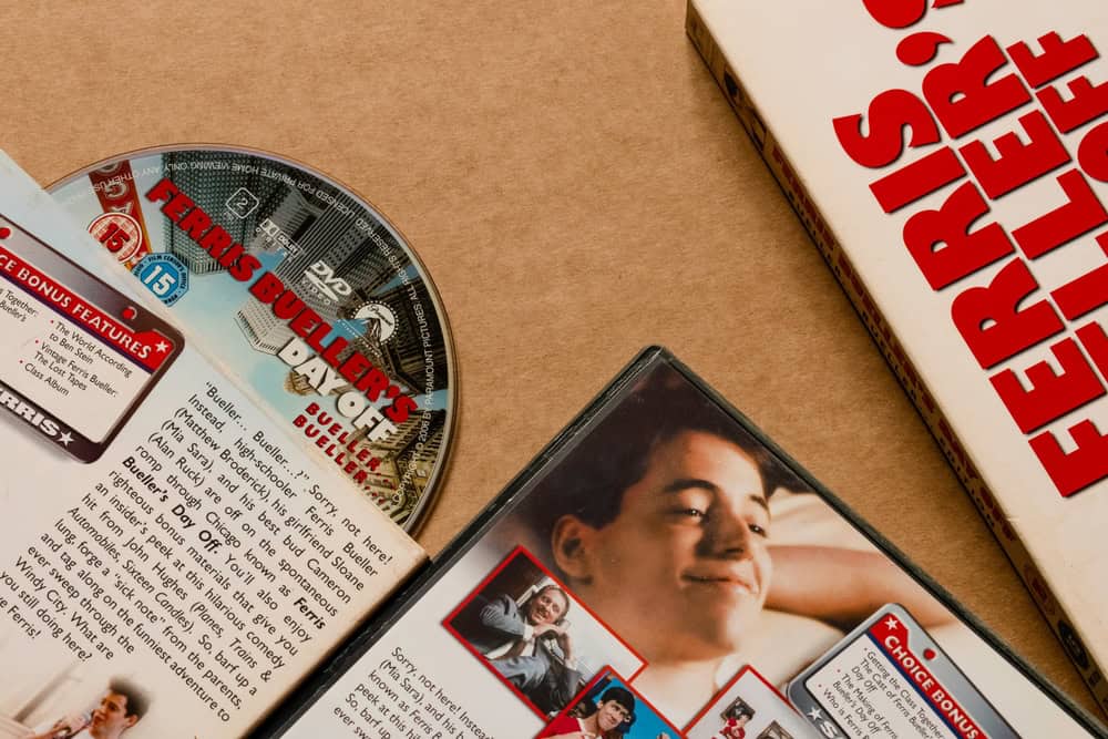 Ferris Bueller film merch starring Matthew Broderick