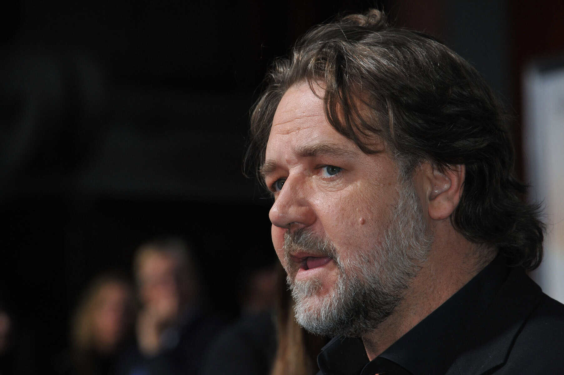 The actor Russell Crowe on the red carpet. 