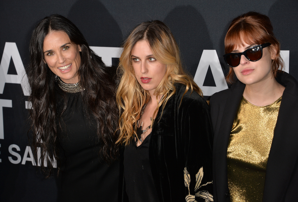Demi Moore and daughters