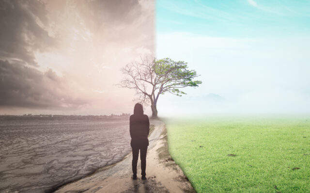 Climate Change imagery.