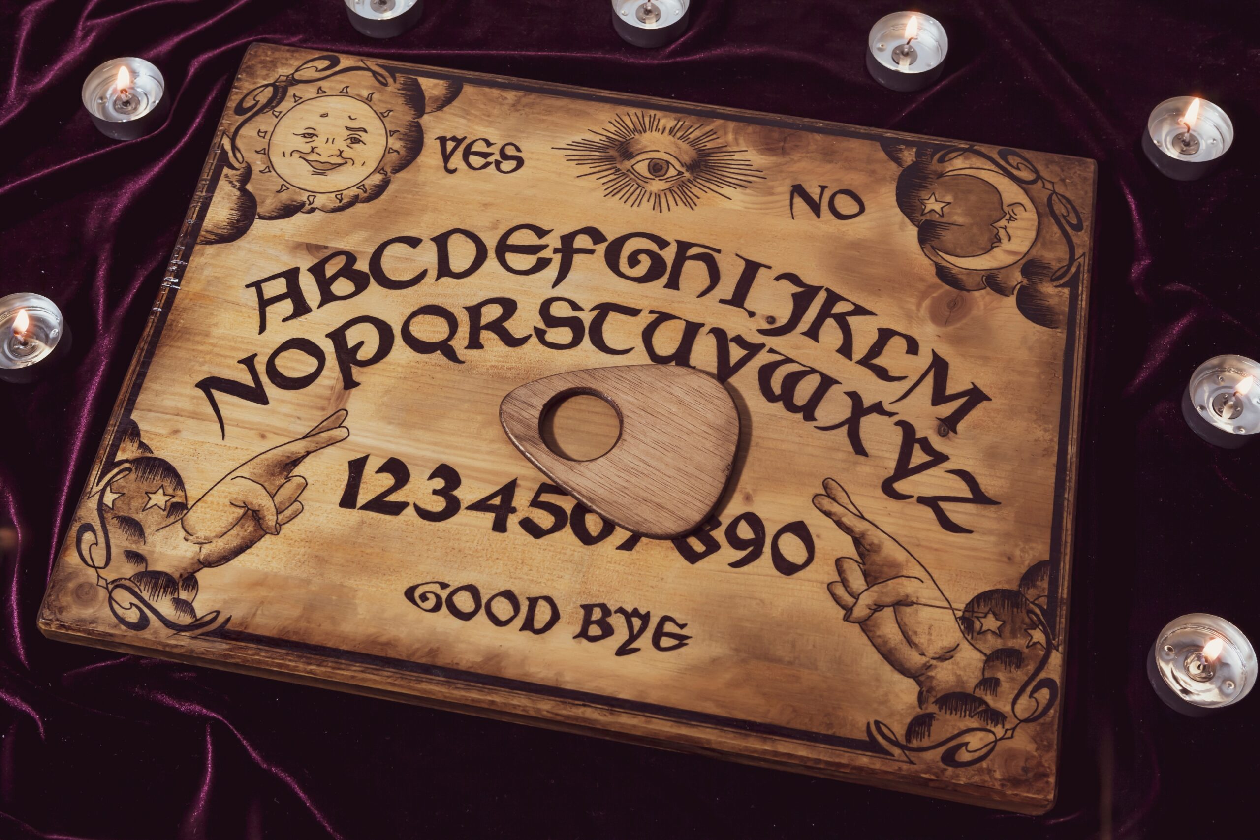ouija planchette spooky ghost