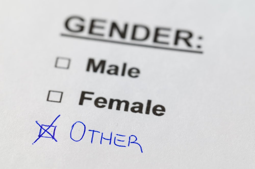 Gender text module