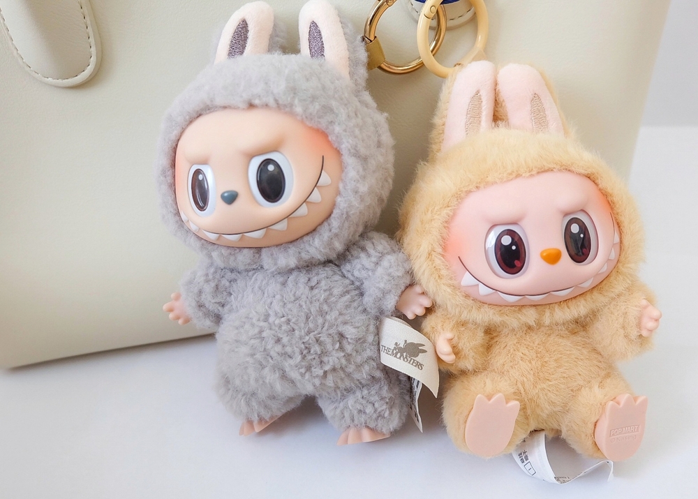 Two labubu dolls