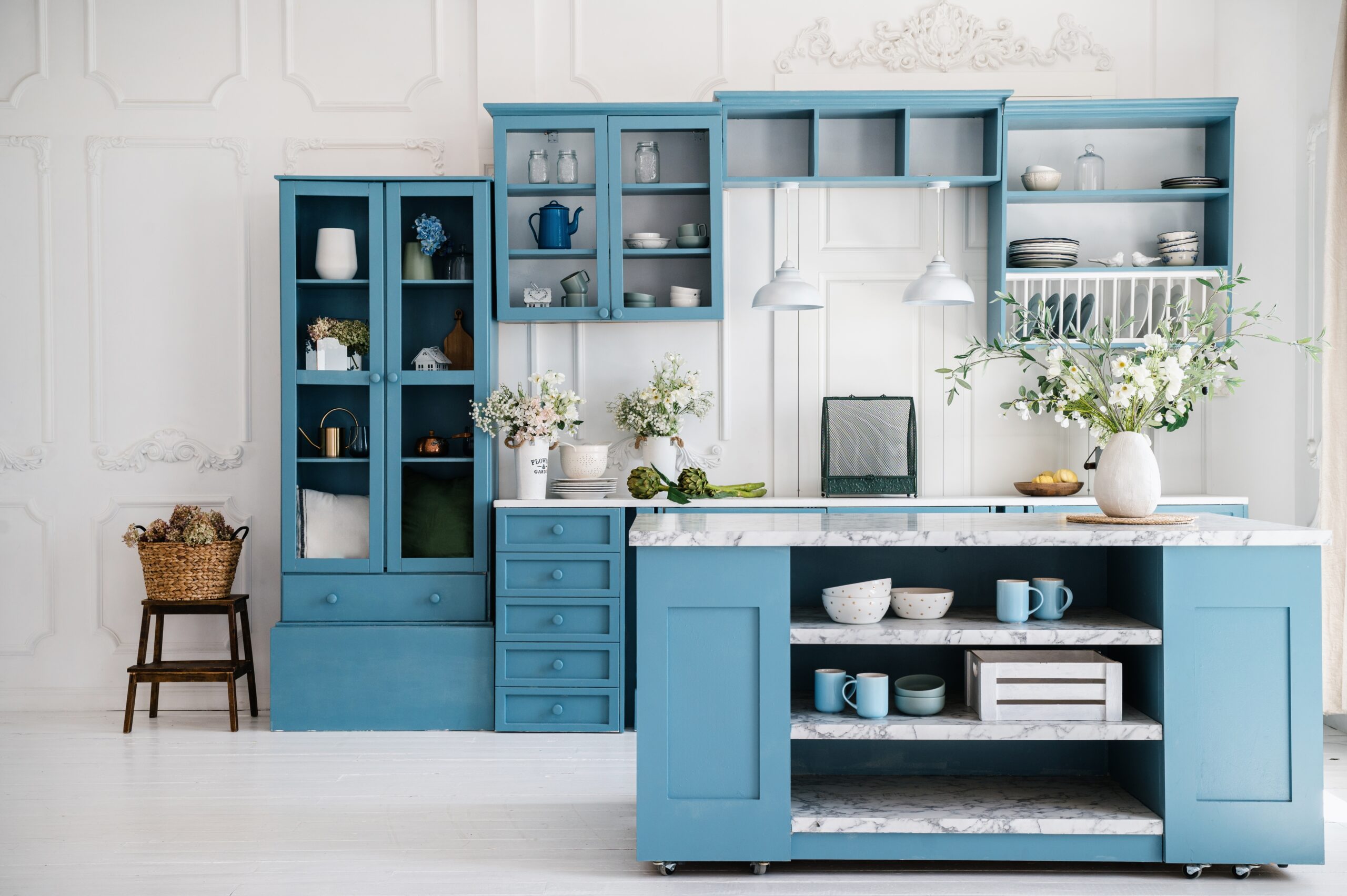 A modern kitchen in an upscale home.