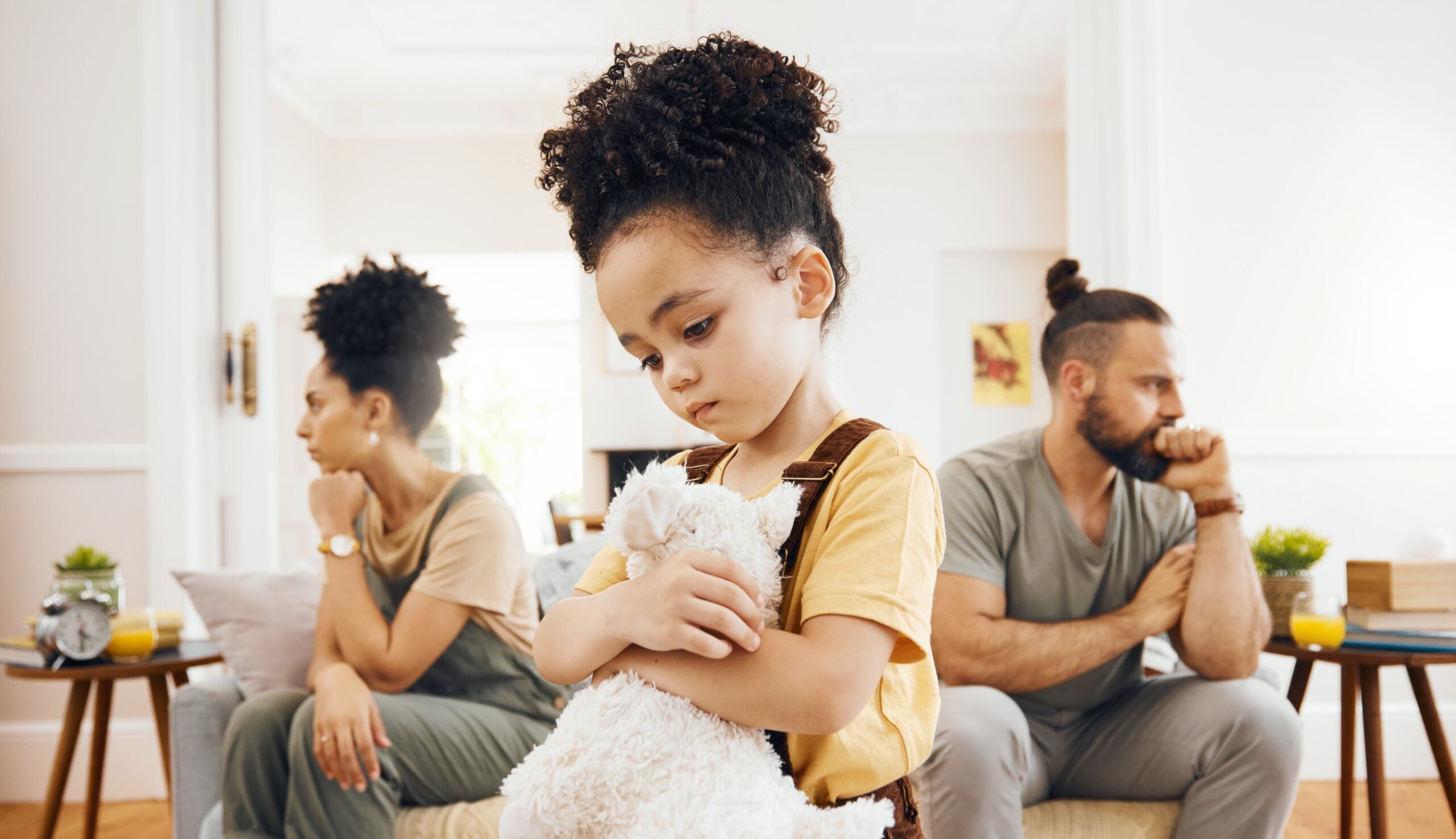 A little girl being raised in a chaotic home.