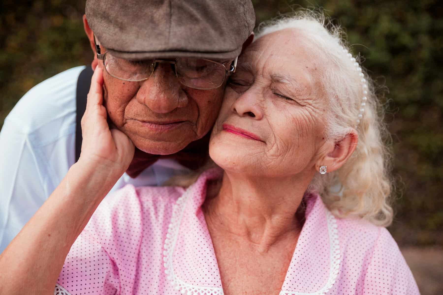 Older parents quietly mourning the relationship with their adult children.