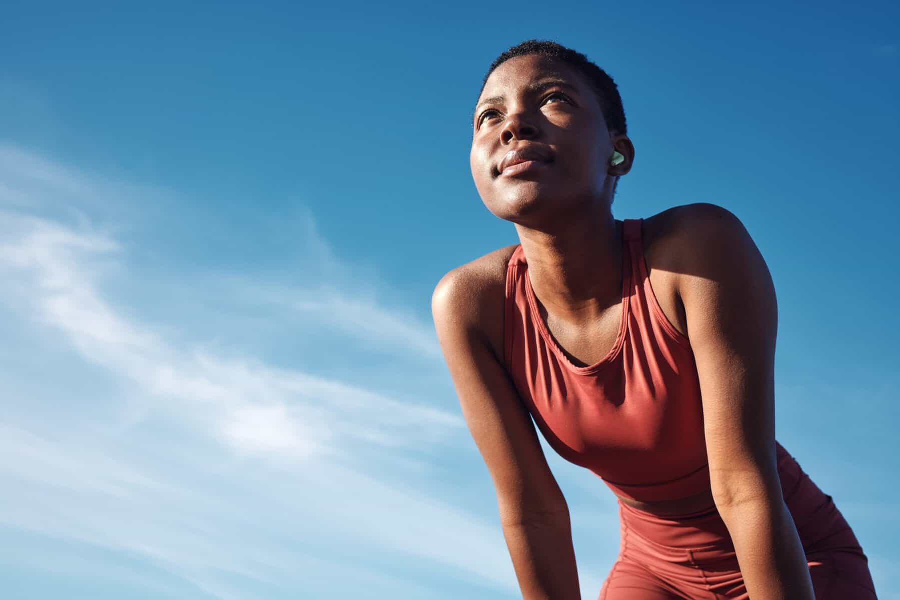 A woman who's tied her self-worth to productivity.