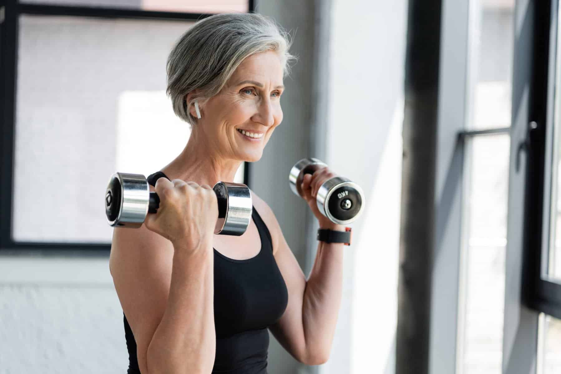A senior woman in better shape than most people half her age.