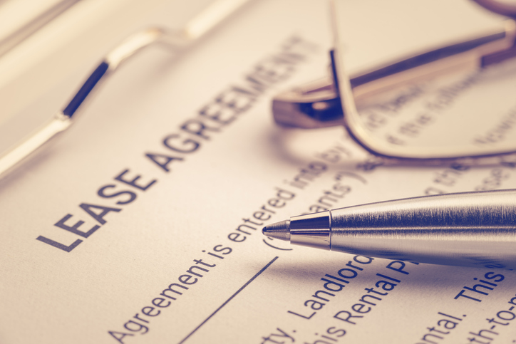 Paper form, lease agreement, paper work, legal document.