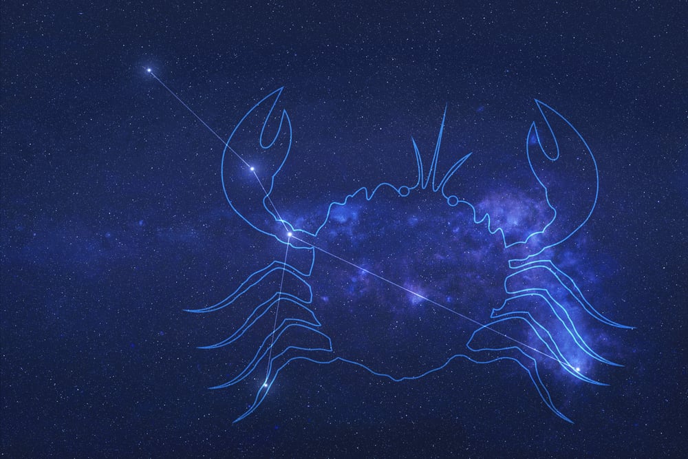 Cancer zodiac sign.