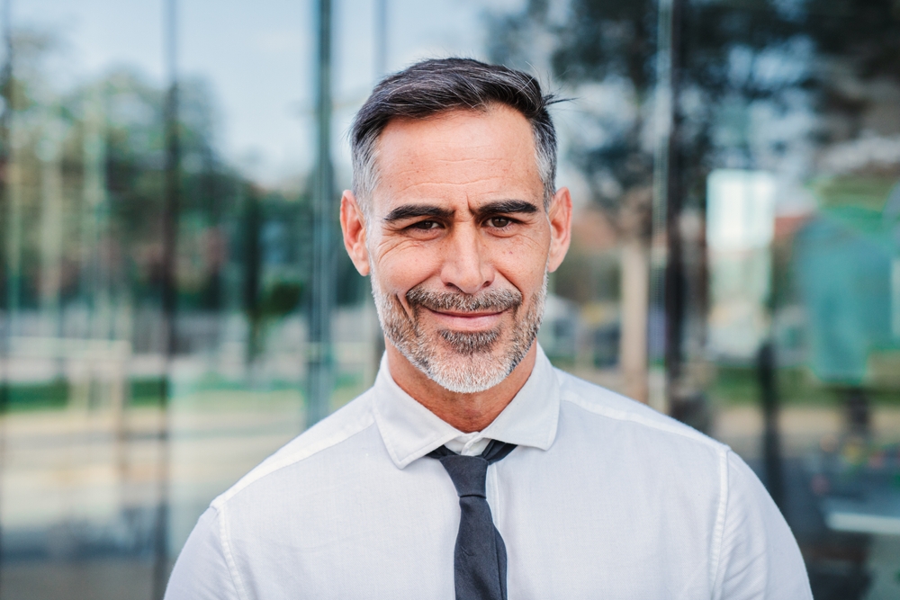 A mature successful business man