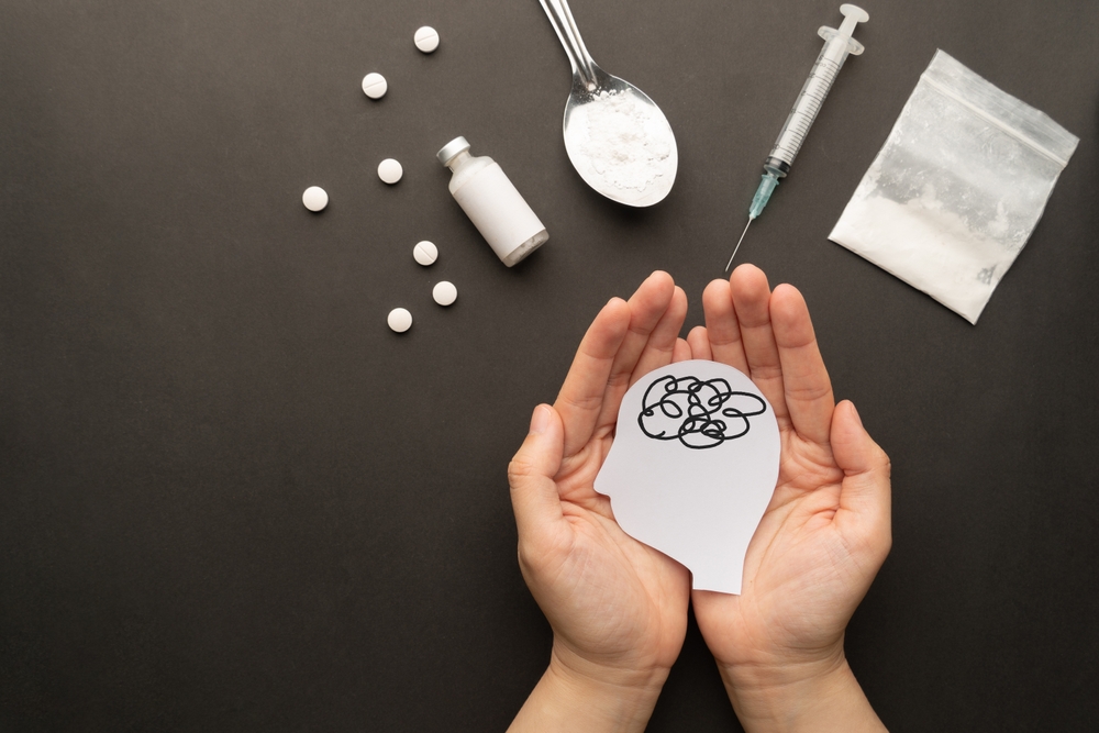 Drug addiction psychosis.