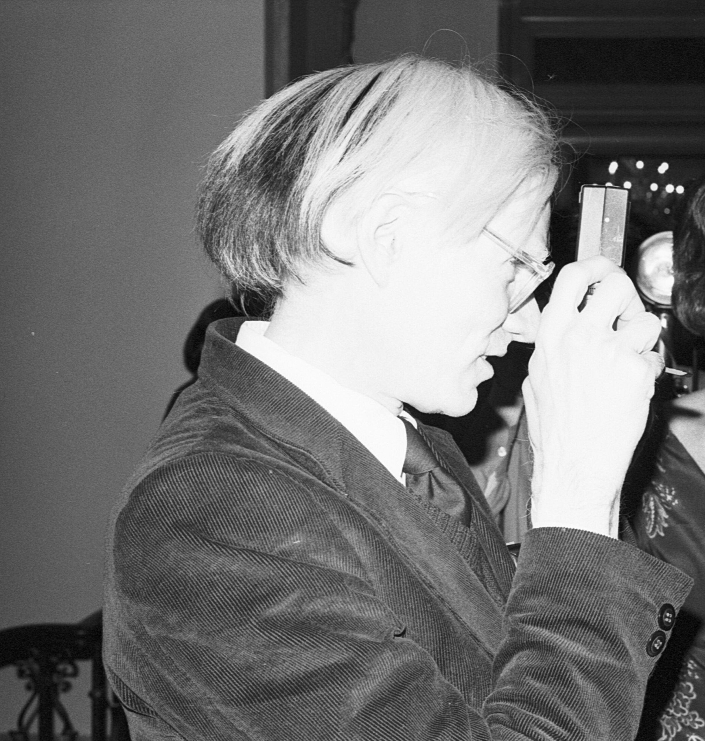 The artist Andy Warhol.