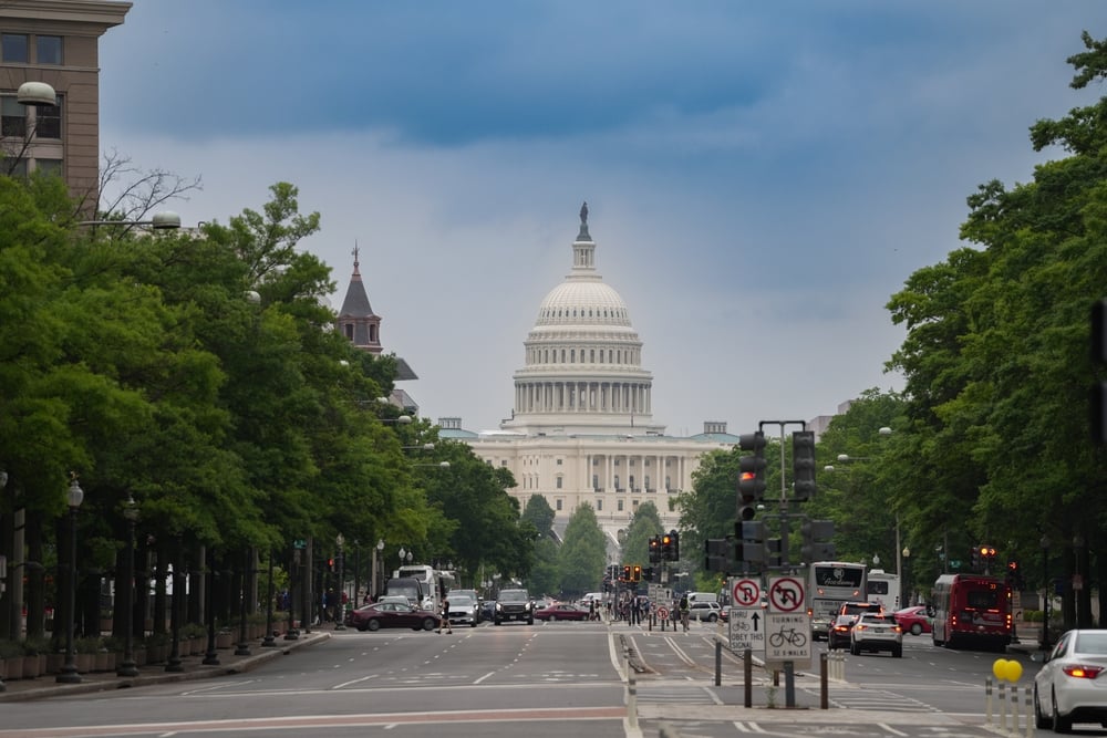 The U.S. Capitol Building. 