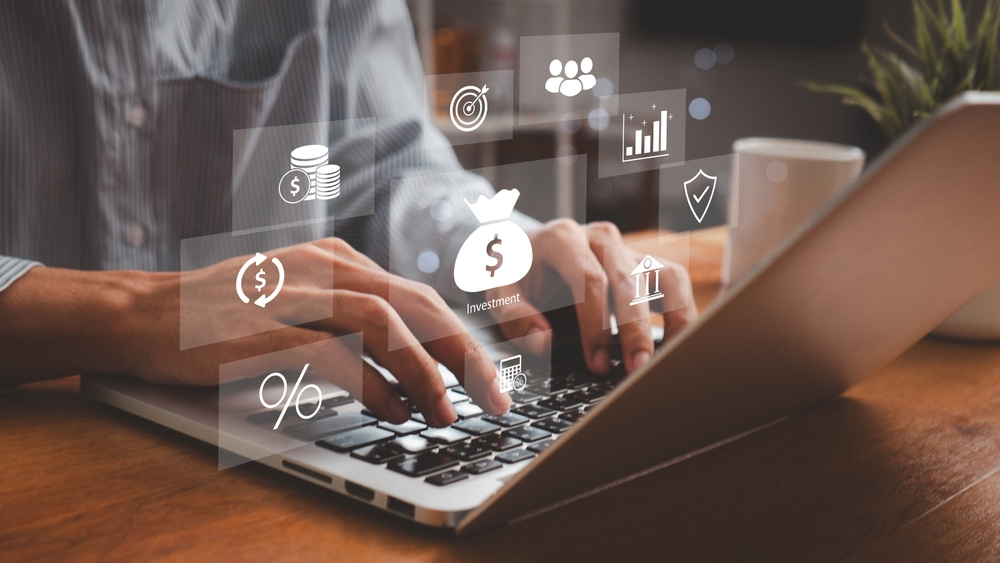Finance and investment illustration.