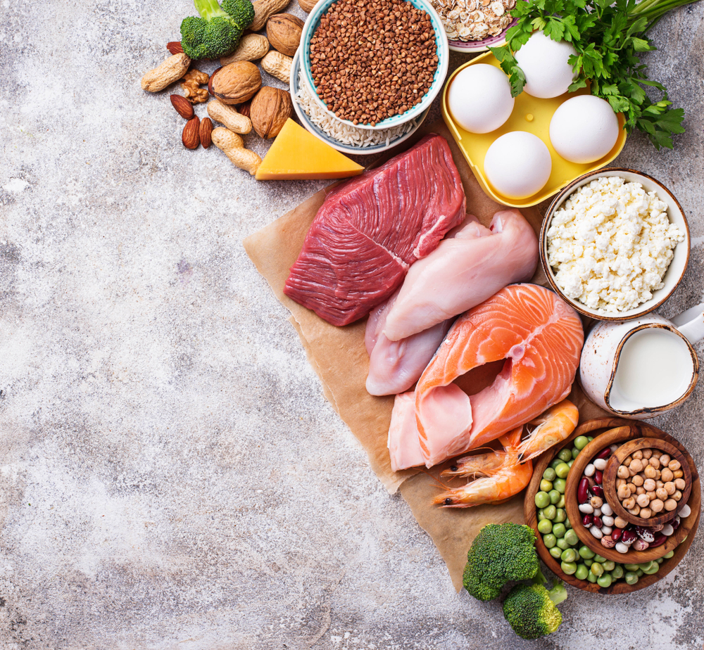 Healthy foods high in protein