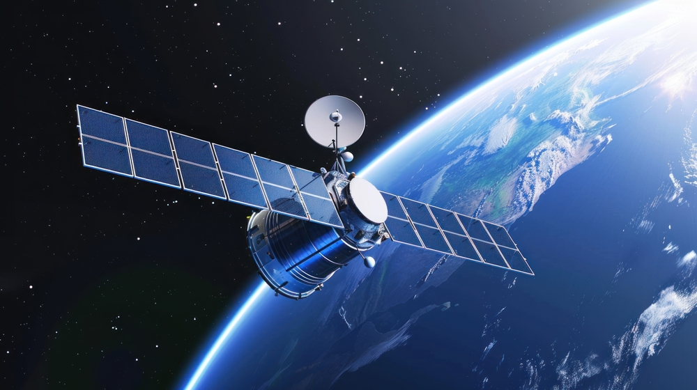A modern space satellite.