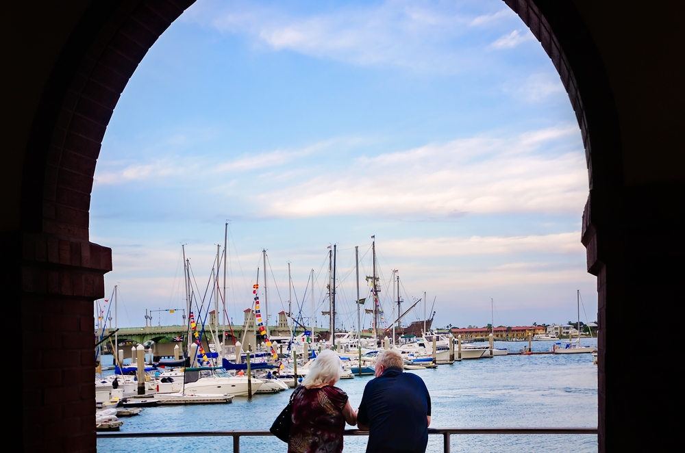Florida beach town St. Augustine