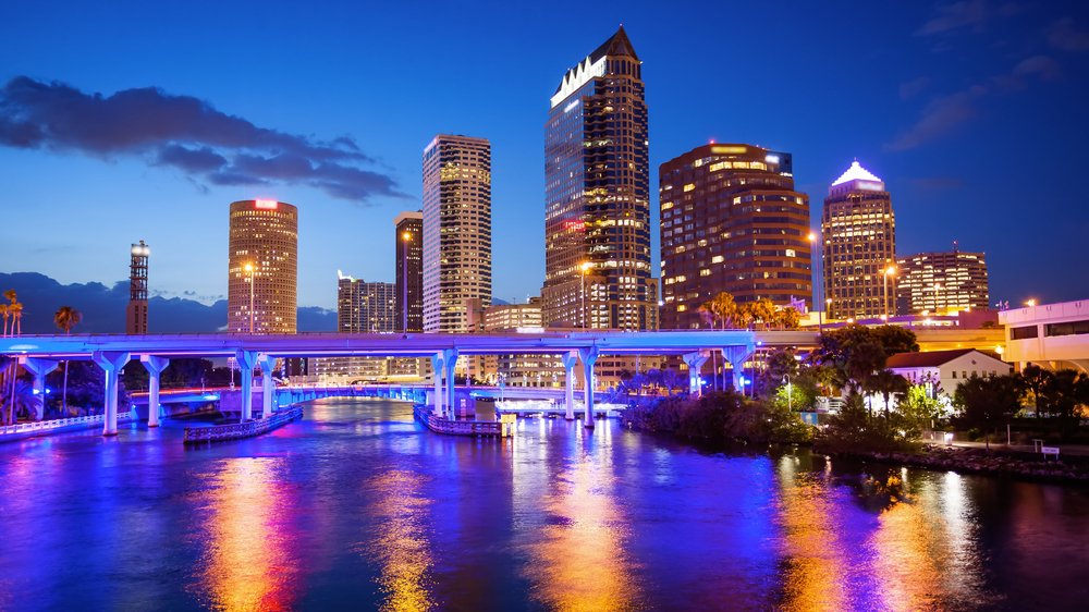 Downtown Tampa, Florida.