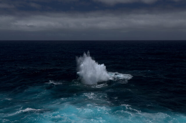 strangely shaped wave, Canary Islands, Banaderos area,