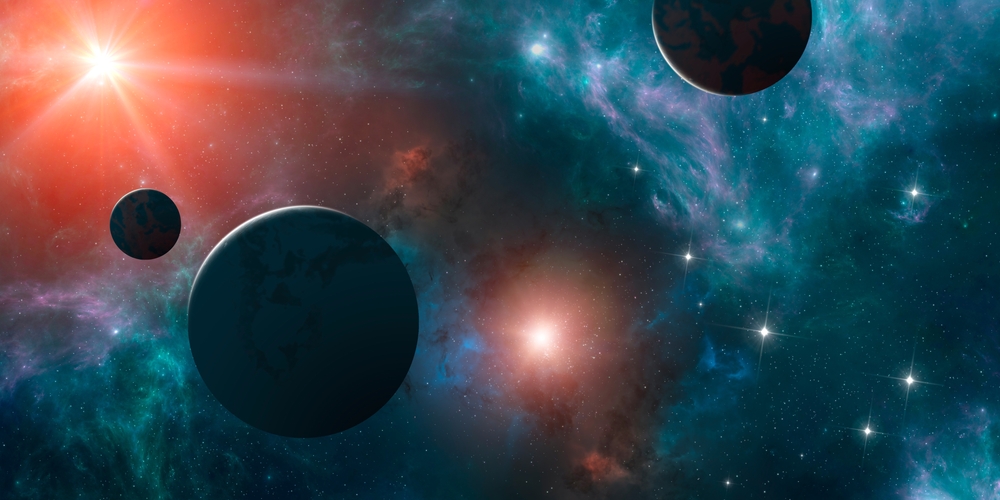 Planets in the solar system.