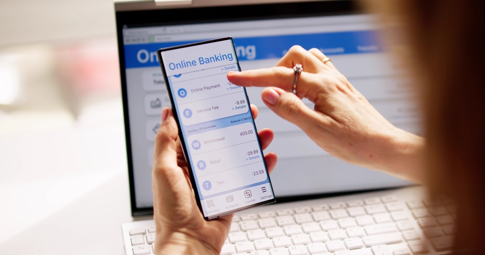 Online bank, automated money